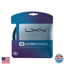Luxilon ALU Power 125 Tennis String Set - Ocean Blue