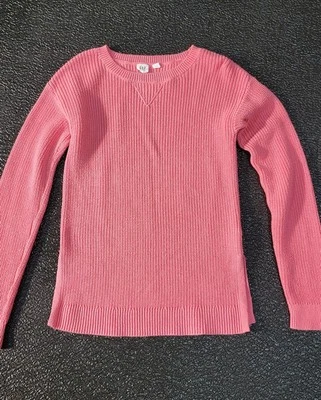 Gap Kids Pink With Sparkles Long Sleeve Knit Sweater Girls Size XL - Image 1 of 4