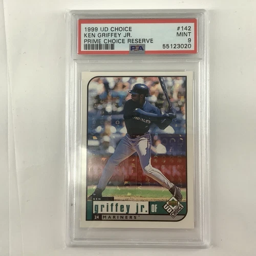 1999 Upper Deck Choice UD Prime Choice Reserve KEN GRIFFEY JR /100 #142 PSA 9