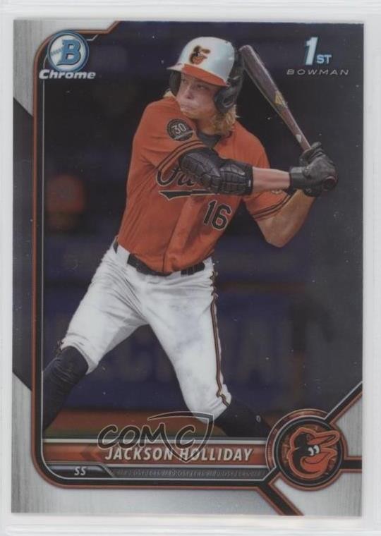 2022 Bowman Draft Chrome Jackson Holliday #BDC-168 0w8