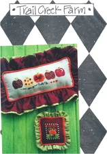 Trail Creek Farm PUMPKIN LOVE 2 Cross Stitch Patterns Only autumn fall harvest