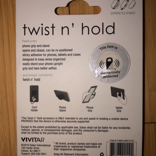 Vivitar Sequin twist n’ hold Phone Grip & Stand NEW - 第 2/2 張圖片