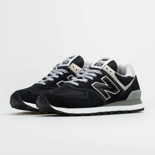 New Balance 574 NB574 Women Lifestyle Shoes Sneakers New Black Grey WL574EB  | eBay
