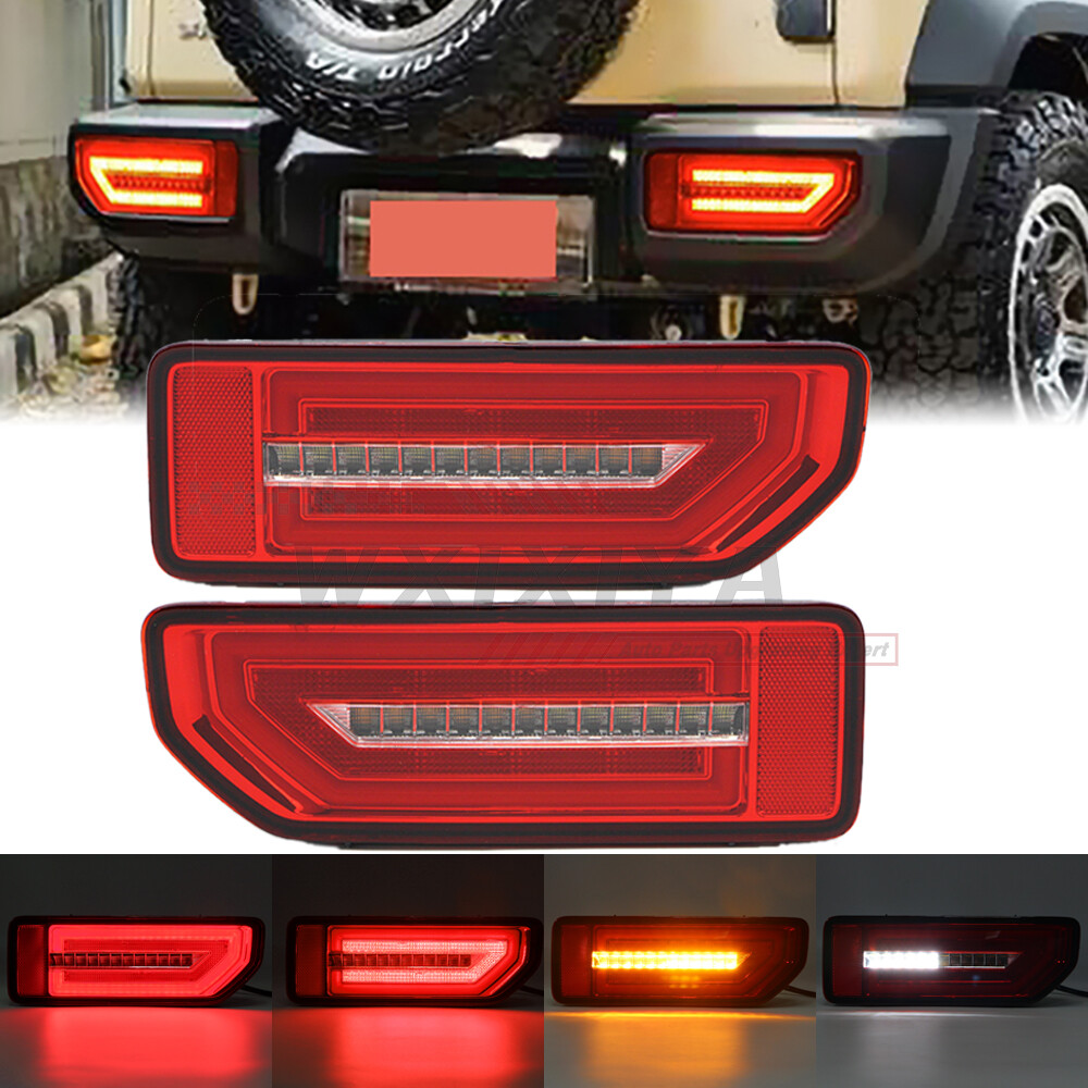 LED Rear Tail Light For Suzuki Jimny 2019-23 Driving Brake Lamp With Turn Signal