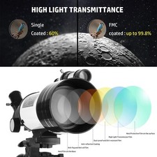 Maxgoods New Astronomy Telescope Refractors for Kids Adults Beginners,70mm