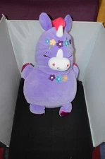 Animal Adventure Huggable Purple Unicorn Plush Stuffed Animal Pillow 20" S2