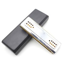 Swan 2 in 1 Double-sided Tremolo Harmonica Mouth Organ C G Key 24 Double Holes
