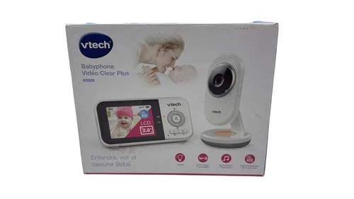 VTech Babyphone mit Kamera, Video Baby Monitor 2,8 Zoll, BM3254, Version FR