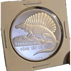 VIETNAM  Silver  100 Dong  1994  EDAPHOSAURUS   Proof