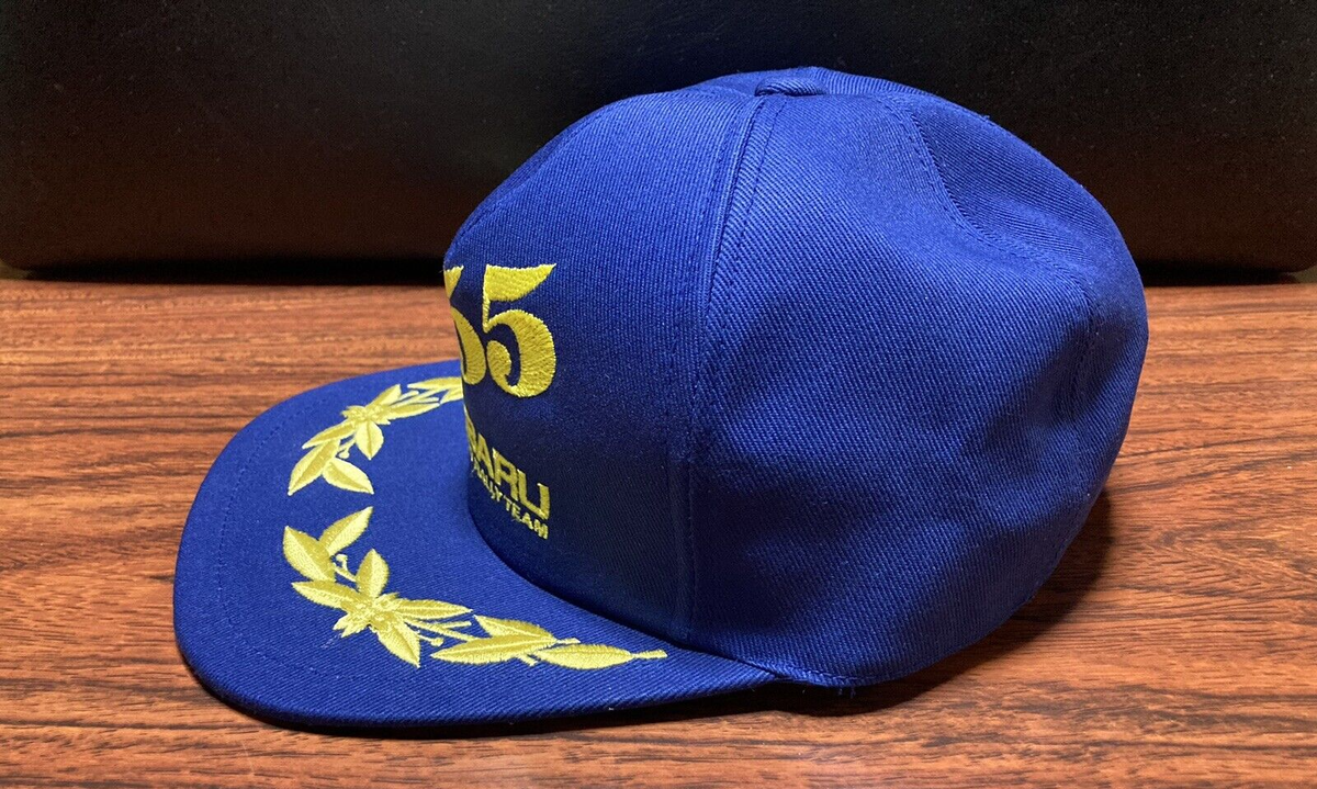 WRC Subaru 555 World Rally Team STI Hat Cap Blue Adjustable