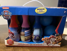 🚨Brand New In Box WHAT KIDS WANT PAW PATROL BOWLING SET 6 Pins 2 Balls 🚨