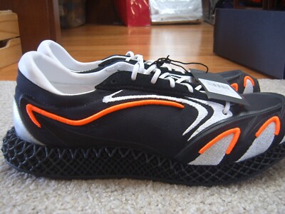 Size 10.5 - adidas Y-3 Runner 4D Solar Orange Men Shoes/Sneakers Please Read