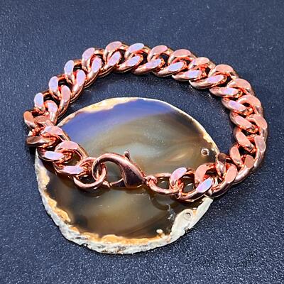 Pure Copper Chain Bracelet (8 Inches) - Main Image