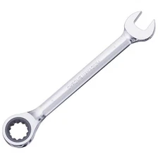 1 Inch Ratcheting Combination Wrench SAE 72 Teeth 12 Point Ratchet Box Ended ...