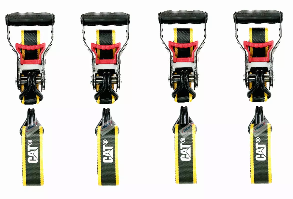 4 piece ratchet 2024 tie down set