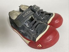 Keen Canvas Shark Sneakers Toddler Size 8 Hook and Loop