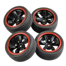 1/10 Onroad Touring Rc Car Wheel & Rubber Tires For Traxxas Nitro 4tec 4-tec 2.0