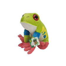 Wild Republic Red Eyed Tree Frog 12" Tree frog Plush Stuffed Toy 2014 NWT READ