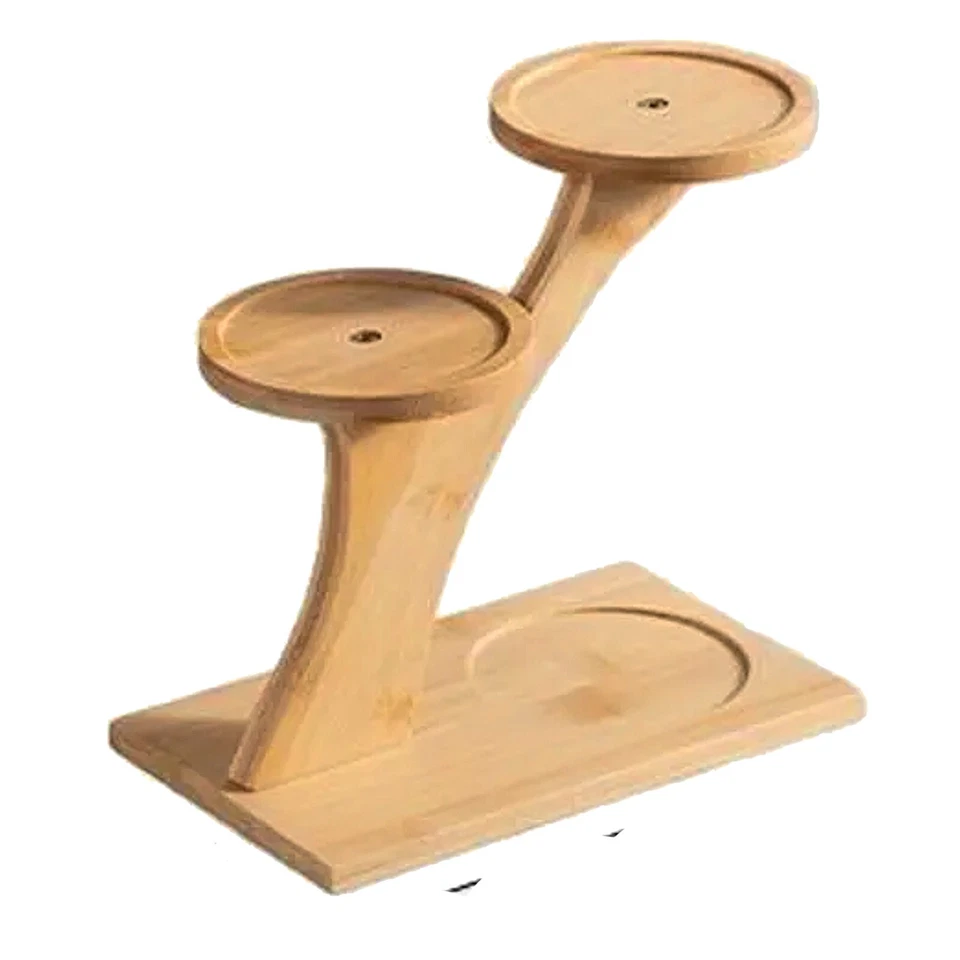 2 Stück Kleiner Pflanzenständer stilvoll dreistöckig für 3 Töpfe 18cm x 12cm #50 - Bild 2 von 4