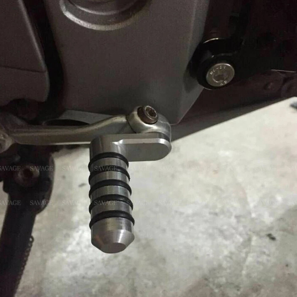 Pedal de freno CNC palanca de cambio punta clavija para MV AGUSTA Brutale750 989 920 990 F4/F4RR Foto 3 de 4