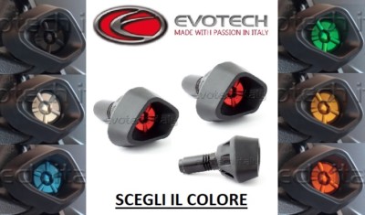 EVOTECH RAHMEN STOßDÄMPFER VERSCHIEDENE FARBEN KAWASAKI Z750 2007-2014