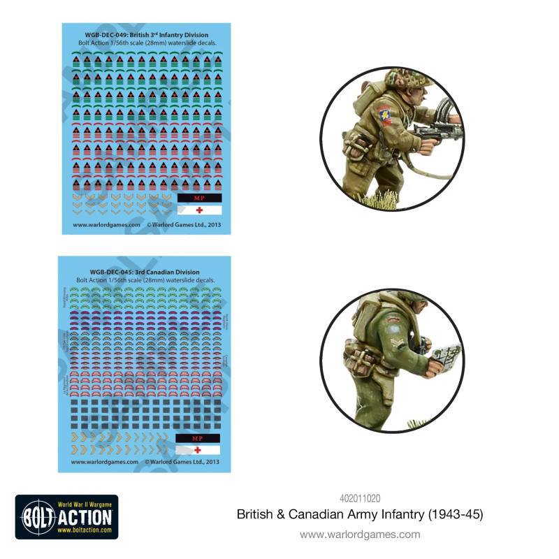 Thumbnail - British & Canadian Army Infantry (1943-45) Warlord Games Bolt Action