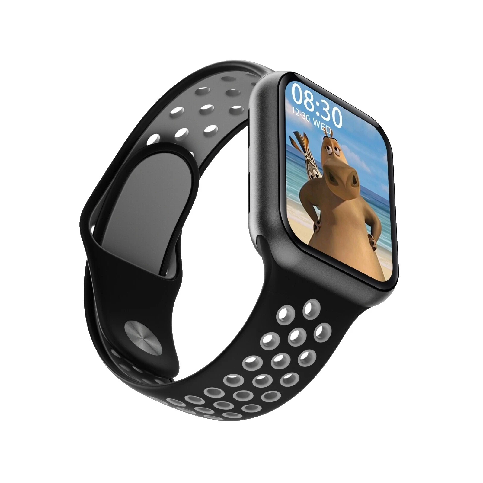 Reloj de Pulsera Correa de dos piezas Deportes Goma Bandas