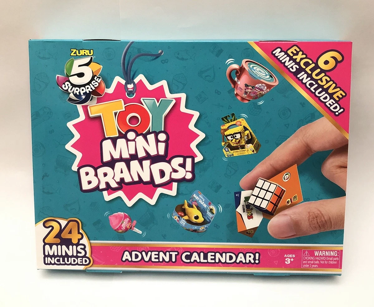 Zuru 5 Surprise Toy Mini Brands Advent Calendar With 24 Minis included