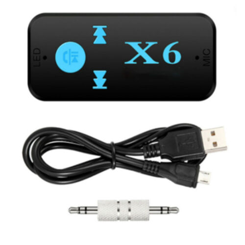 Car AUX X6 Bluetooth Receiver V4.1 TF Card Player Phone In/ 3.5mm Audio Stereo - Picture 7 of 10