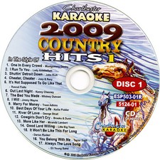 COUNTRY HITS 2009 KARAOKE CHARBUSTER Vol-2 CD G 5124 Disc-1 NEW IN SLEEVES