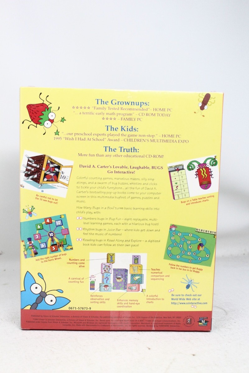 How Many Bugs in a Box? (WIN/MAC, 1997) Simon & Schuster