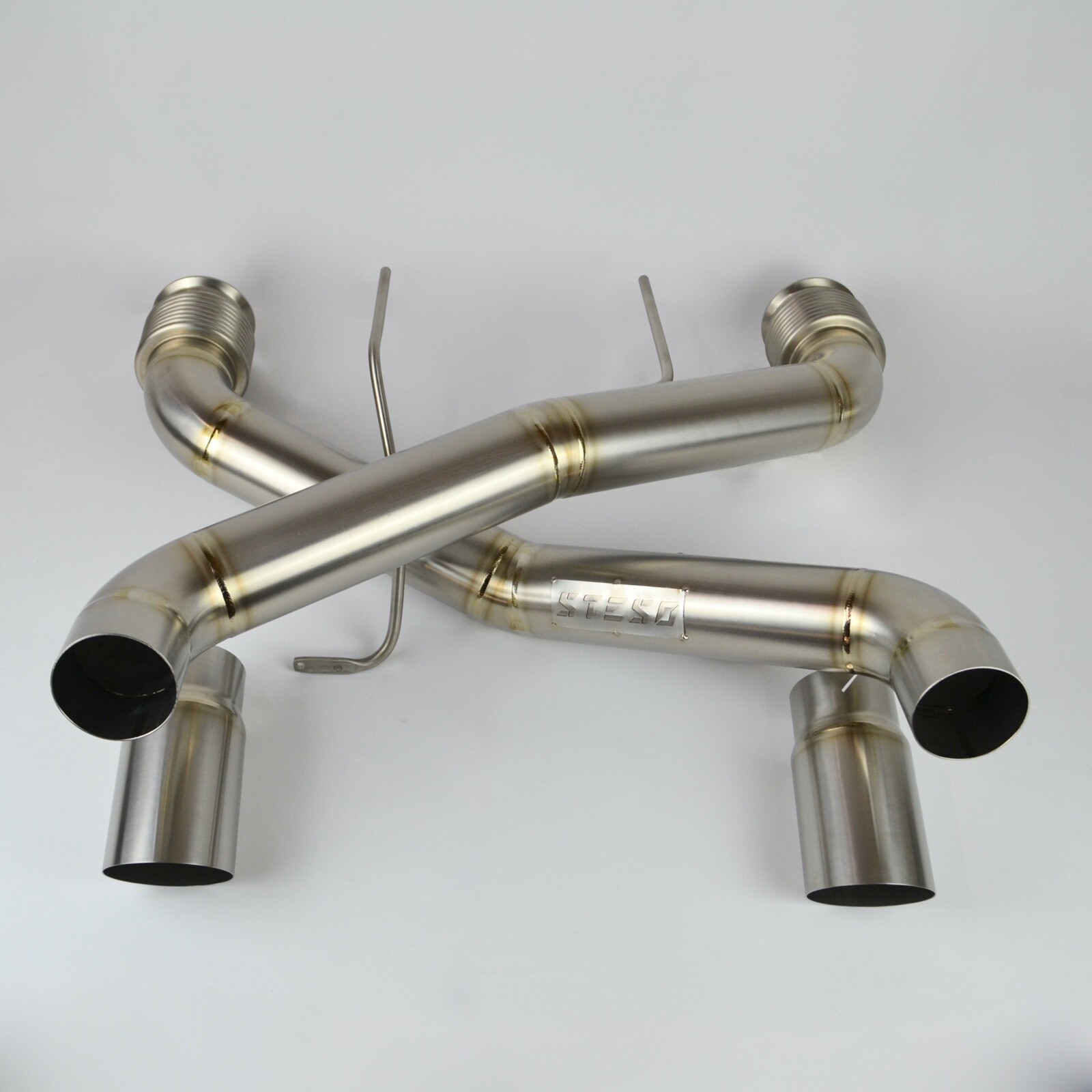 Mclaren 720S coupe / Spider  Titanium race exhaust system RAW finish
