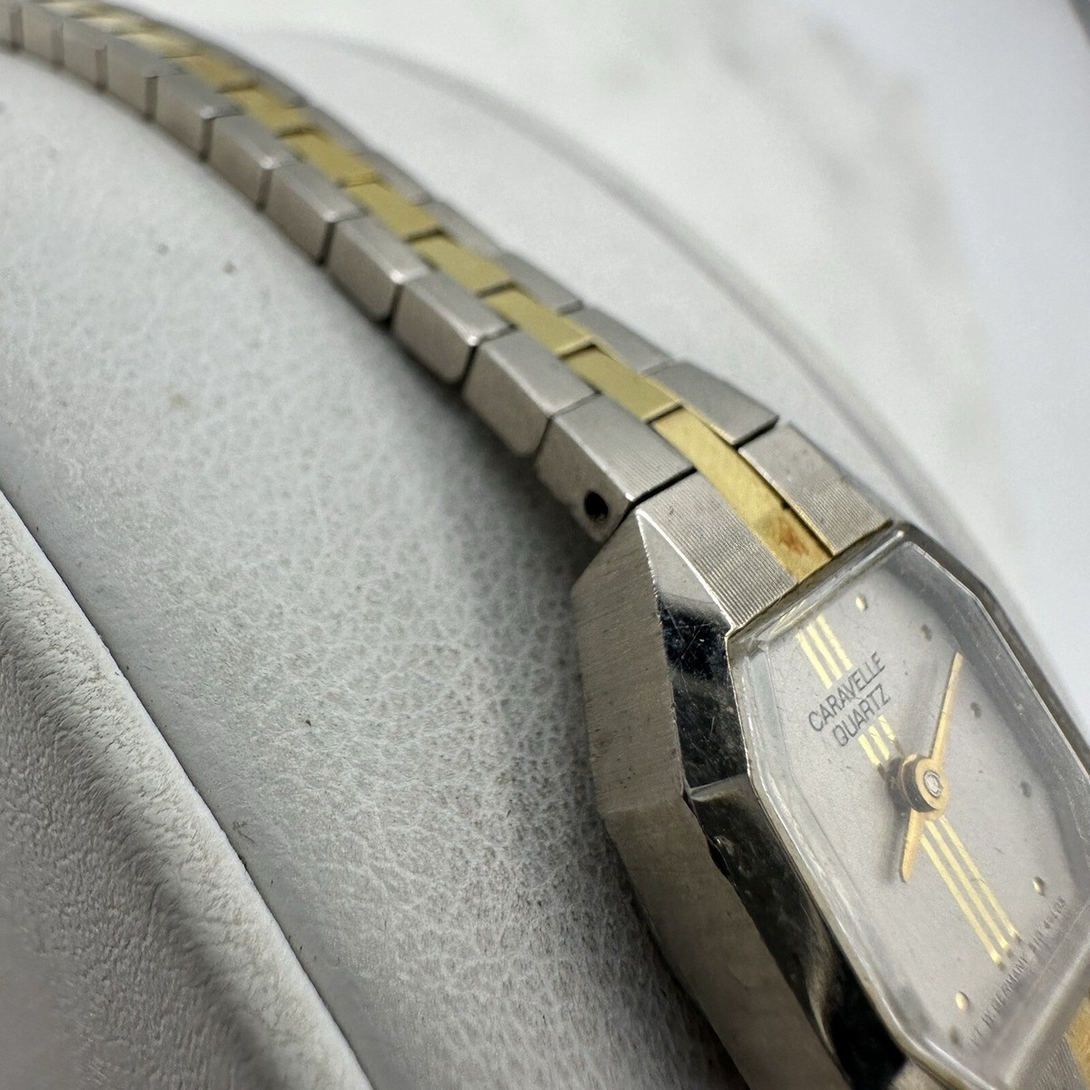 Caravelle By Bulova Two Tone 16mm Semi-Octagon Case Women display picture 3