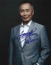 George Takei signed 8x10 Photo in person - Star Trek