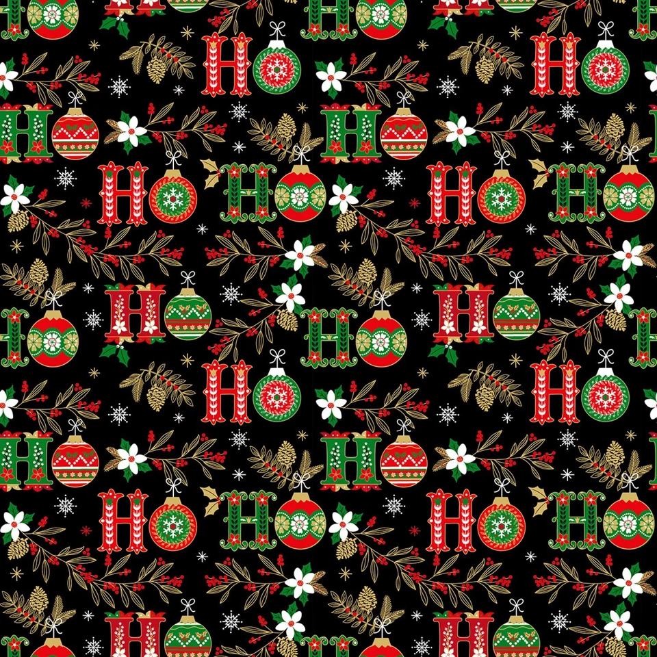 Christmas Magic Fancy Christmas Tree From Timeless Treasures 24 x 44 - Image 2 of 2