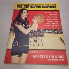 Iowa Girls State Basketball Program 1972 Vets High School IA 47th Roland Story