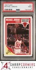 1989 FLEER #21 MICHAEL JORDAN BULLS HOF PSA 9