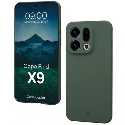 Handyhülle für Oppo Find X9 Bizon Case Cover Schutzhülle Etui Hülle Futeral Grün