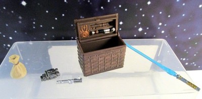 Vintage Star Wars Zubehör Obi-Wan-Kenobi Waffentruhe für Luke Skywalker Hasbro