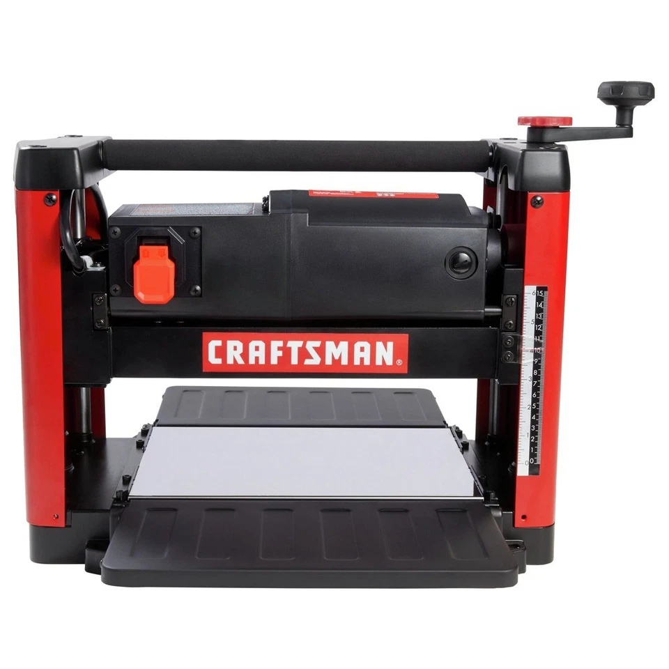 Cepilladora de espesor de sobremesa con cable Craftsman CMEW320R 15 amperios certificada restaurada Foto 3 de 4