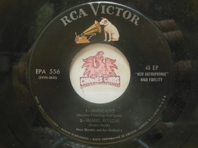 Noro Morales And His Orchestra   Mambo Session, 4 Track EP, 45 RPM VG (3O)