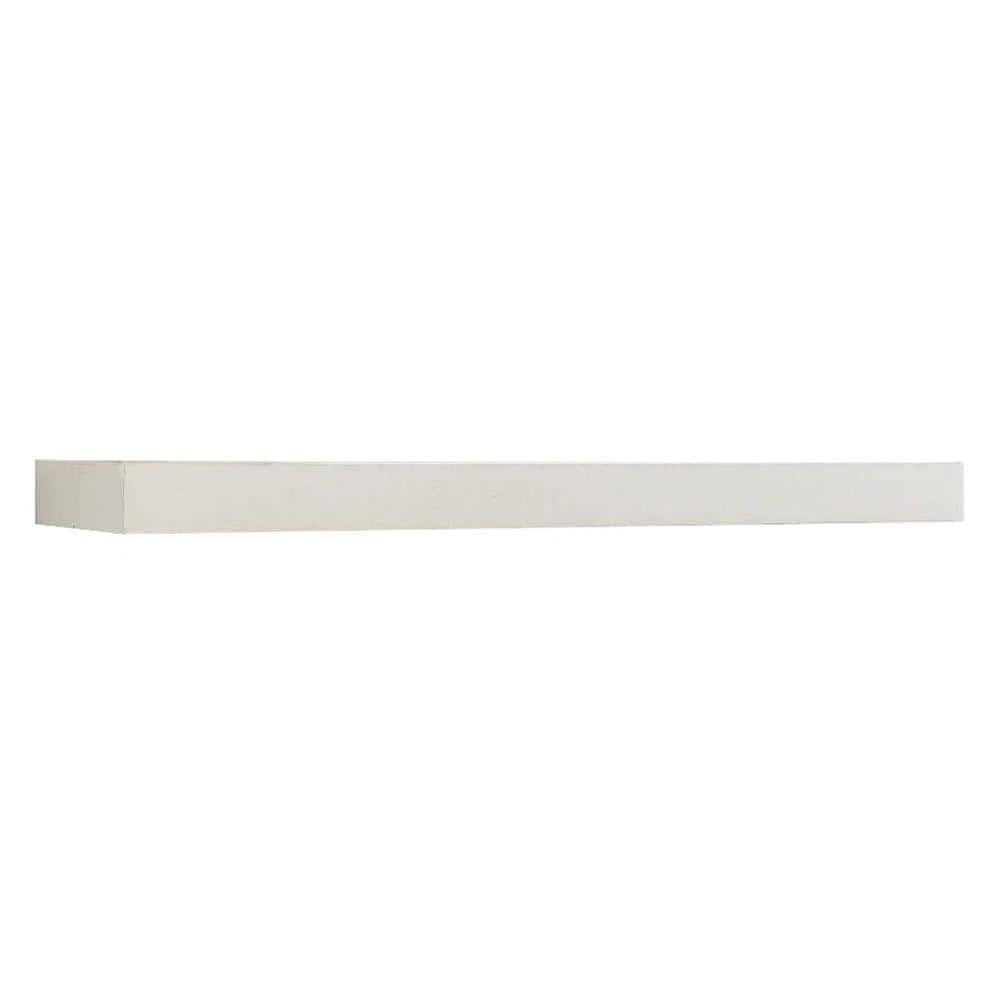 inPlace 47.3 in. W x 10.2 in. D x 2 in. H White MDF Floating Wall Shelf
Opens in a new window or tab