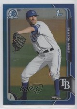 2015 Bowman Draft Chrome Blue Refractor 9/150 Benton Moss #35 0l2
