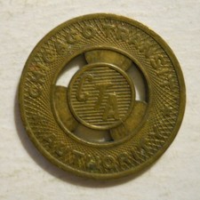 Chicago Transit Authority (Illinois) transit token - IL150AC