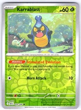 karrablast pokemon card value - 009/086 - Reverse Holo - Poke Ball - Common - Black Bolt Pokmon & Price History 015/172 / Common Card Type / HP / Stage Karrablast 6/101 Pokemon card BW