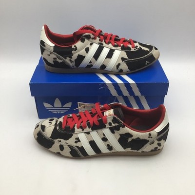 Adidas Originals Japan W Cow Print Sneakers KI6954 Red Laces Womens Size 11 NEW