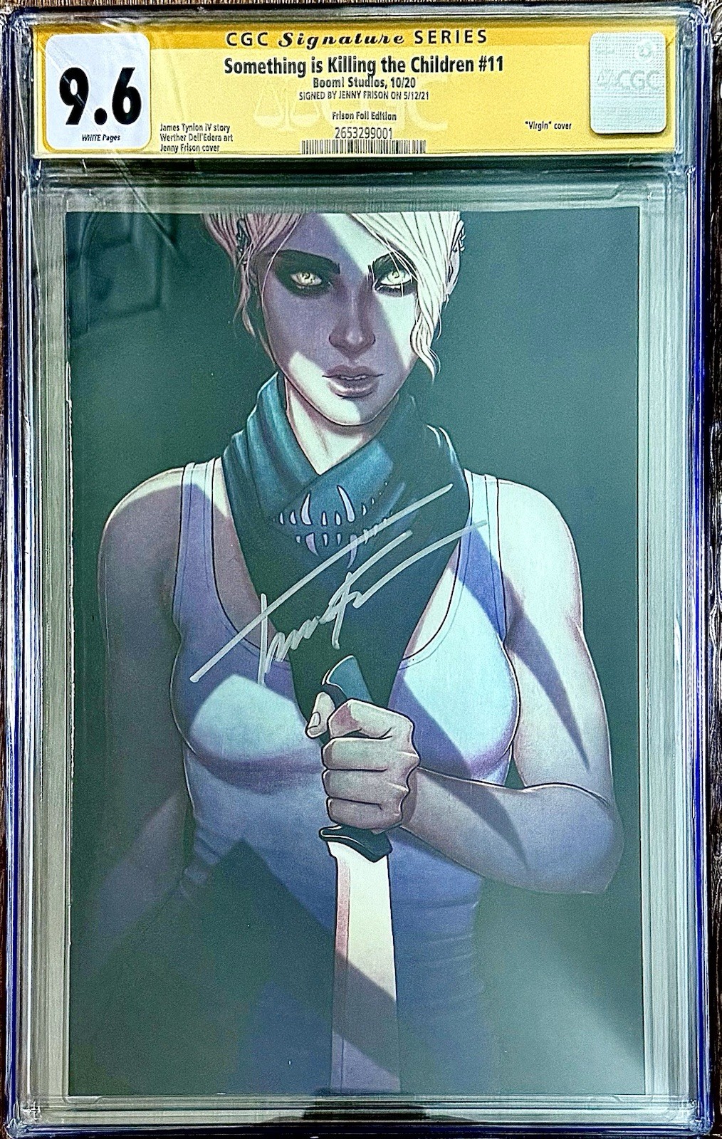 Something is Killing the Children #11 Frison Foil Edition CGC 9.6 Signed