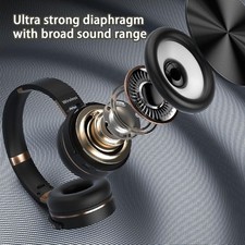 On Ear Kopfhörer Bluetooth 5.3 Kabellos Stereo Bass Kopfhorer Kabellos Faltbare – Bild 9