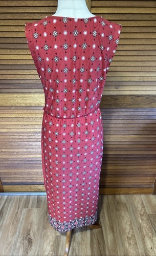 Tigerlily Dress Sleeveless Geo Aztec Midi Size S 8/10 - Picture 3 of 10