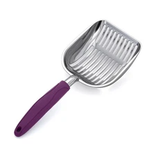WePet Cat Litter Scoop, Aluminum Alloy Sifter, Kitty Metal Scooper, Deep Shov...